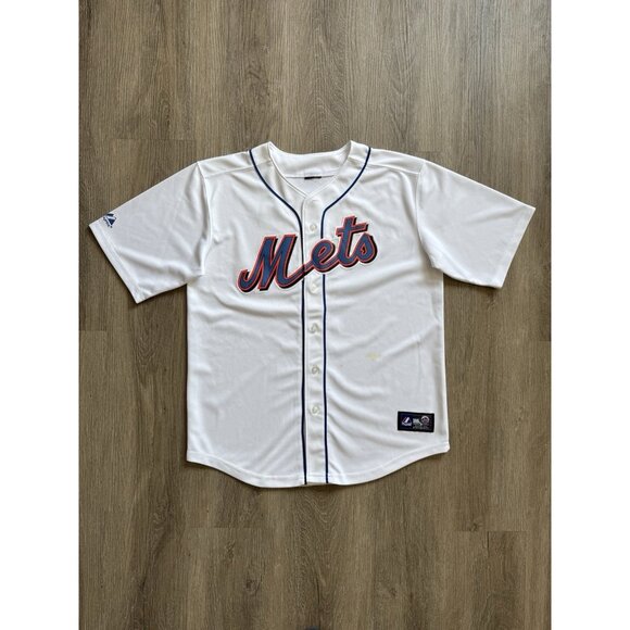 Vintage Y2K New York Mets David Wright #5 Baseball Jersey MLB White Shirt Rare - Picture 1 of 15